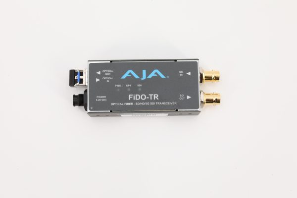AJA FiDO Single-Channel 3G-SDI / LC Fiber Transceiver