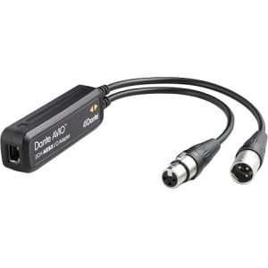 Dante AVIO AES3 XLR I/O Adapter