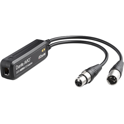 Dante AVIO AES3 XLR I/O Adapter